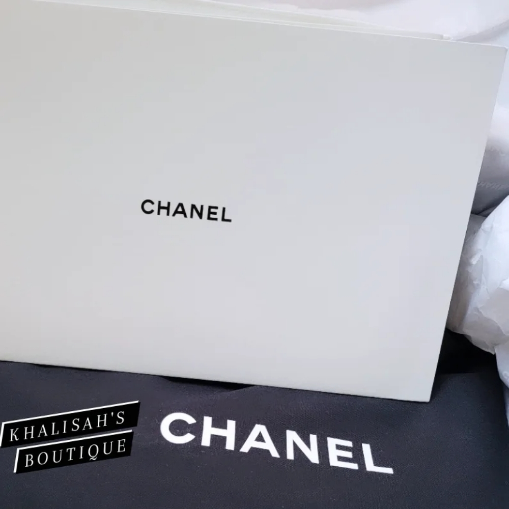 BNIB Very Rare Authentic Chanel Trendy CC 21S Tiffany Blue Gold Hardware Lambski - Picture 9 of 16